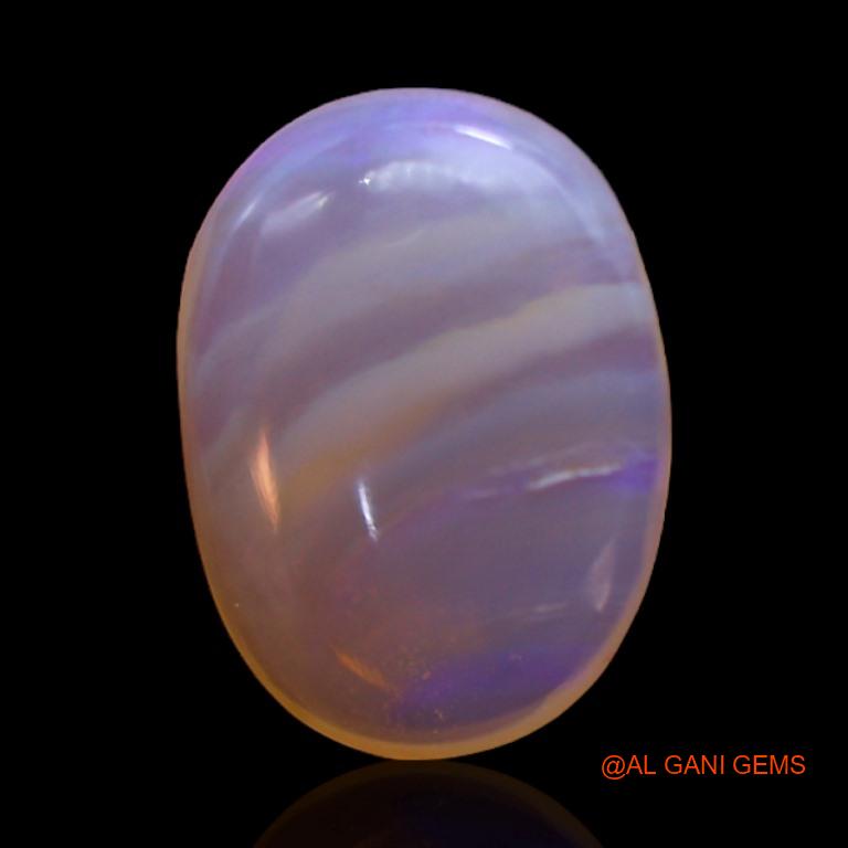 3.65 Cts Natural Australian Fire Opal Oval Cabochon Loose Gemstone For Jewelry 13x9x3 mm A-230