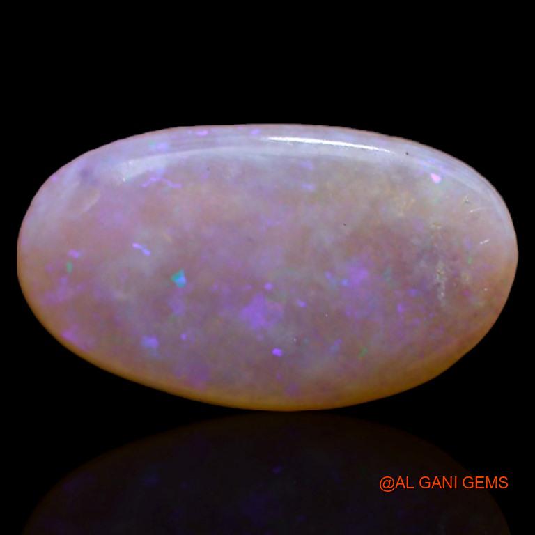 2.40 Cts Natural Australian Fire Opal Loose Gemstone Fancy Cabochon 15x8x2 mm A-231