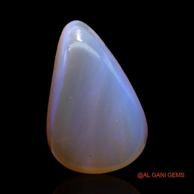 3.80 Cts Natural Australian Fire Opal Pear Cabochon Loose Gemstone For Jewelry 14x9x4 mm A-233