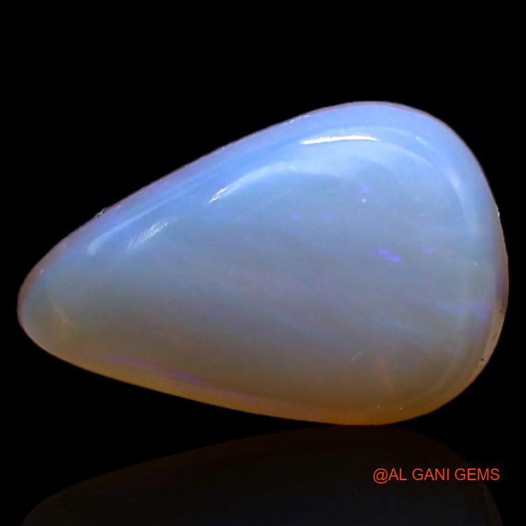 3.80 Cts Natural Australian Fire Opal Pear Cabochon Loose Gemstone For Jewelry 14x9x4 mm A-233