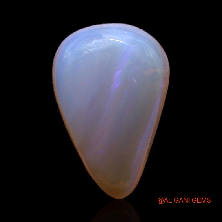 3.80 Cts Natural Australian Fire Opal Pear Cabochon Loose Gemstone For Jewelry 14x9x4 mm A-233