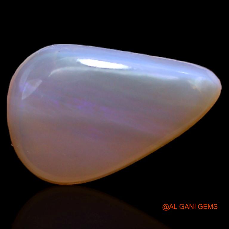 3.80 Cts Natural Australian Fire Opal Pear Cabochon Loose Gemstone For Jewelry 14x9x4 mm A-233