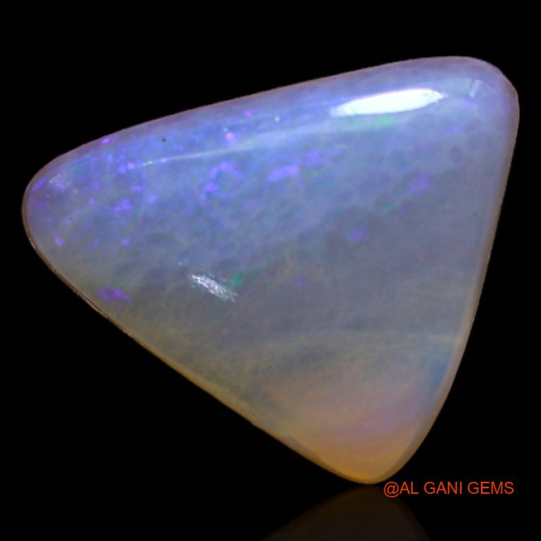 3.05 Cts Natural Australian Fire Opal Loose Gemstone Trillion Cabochon 12x10x3 mm A-234