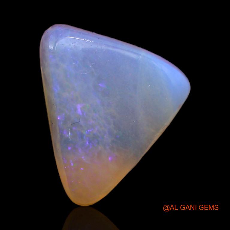 3.05 Cts Natural Australian Fire Opal Loose Gemstone Trillion Cabochon 12x10x3 mm A-234