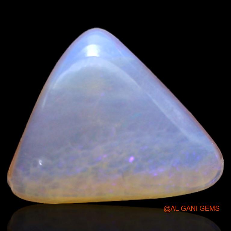 3.05 Cts Natural Australian Fire Opal Loose Gemstone Trillion Cabochon 12x10x3 mm A-234