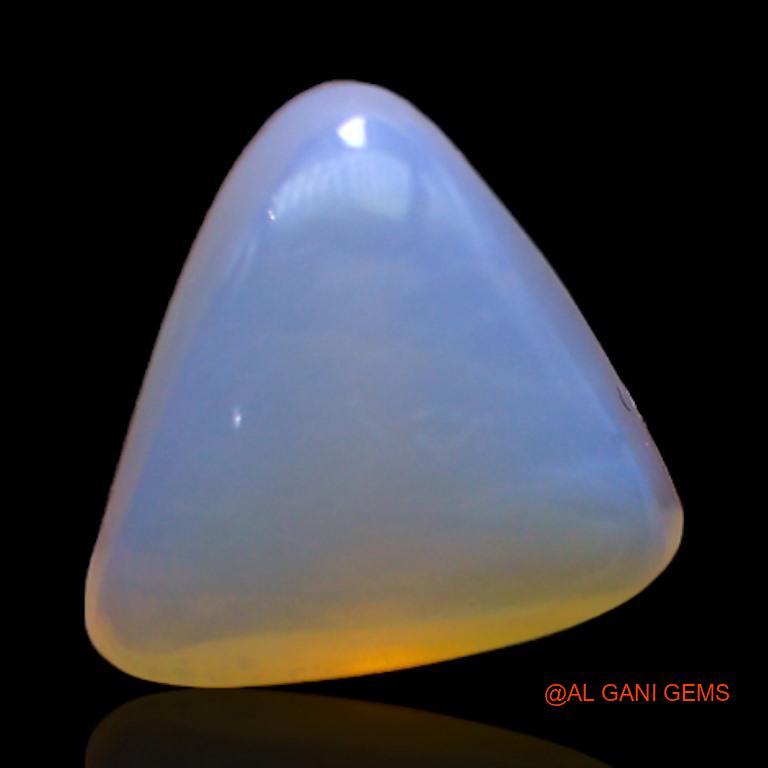 Natural Untreated Fire Opal Loose Gemstone Oval Cabochon From Australia 3.50 Cts 10x10x5 mm A-235