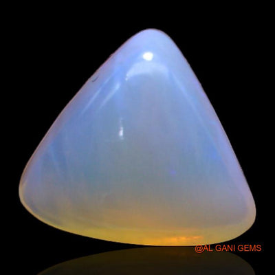 Natural Untreated Fire Opal Loose Gemstone Oval Cabochon From Australia 3.50 Cts 10x10x5 mm A-235