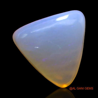 Natural Untreated Fire Opal Loose Gemstone Oval Cabochon From Australia 3.50 Cts 10x10x5 mm A-235