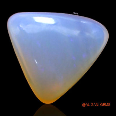 Natural Untreated Fire Opal Loose Gemstone Oval Cabochon From Australia 3.50 Cts 10x10x5 mm A-235