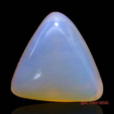 Natural Untreated Fire Opal Loose Gemstone Oval Cabochon From Australia 3.50 Cts 10x10x5 mm A-235