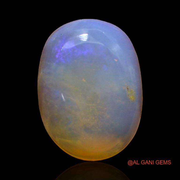 2.90 Cts Natural Australian Fire Opal Loose Gemstone Oval Cabochon 12x9x3 mm A-236