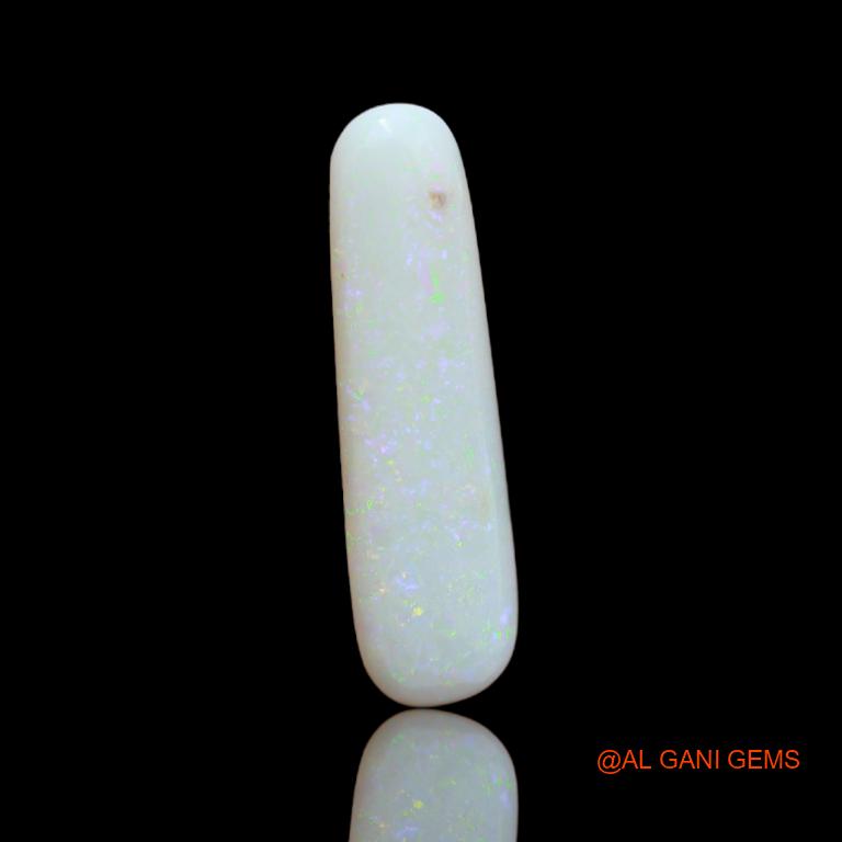 7.70 Cts Natural Australian Fire Opal Loose Gemstone Fancy Cabochon 28x8x5 mm A-23