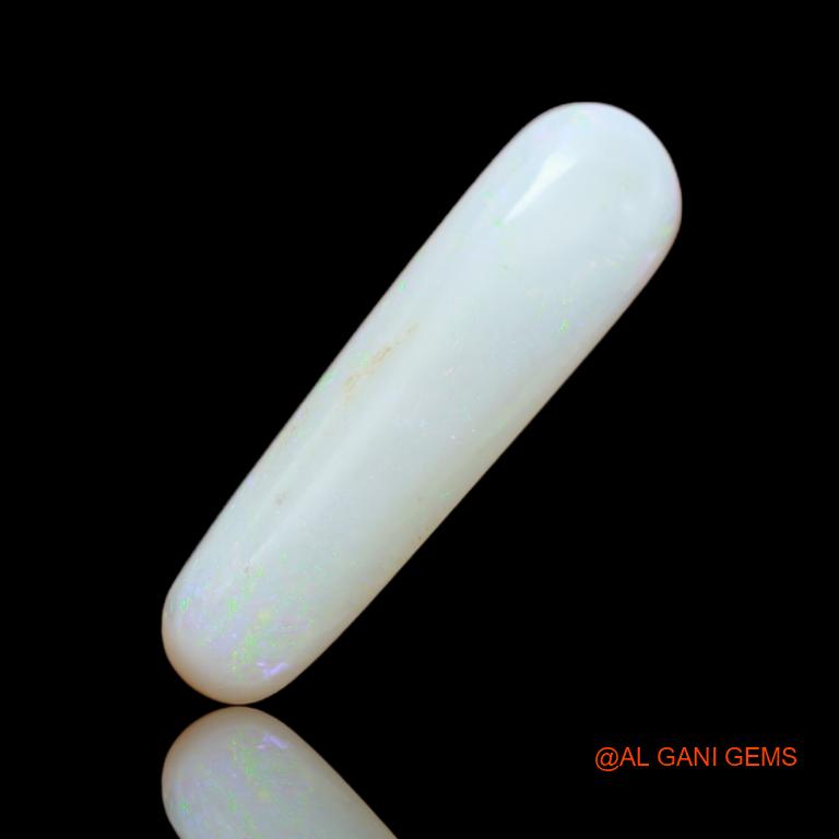 7.70 Cts Natural Australian Fire Opal Loose Gemstone Fancy Cabochon 28x8x5 mm A-23