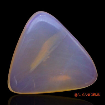 Natural Fire Opal Gemstone 2.00 Cts Loose Trillion Cabochon From Australia 12x11x3 mm A-241