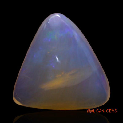 Natural Fire Opal Gemstone 2.00 Cts Loose Trillion Cabochon From Australia 12x11x3 mm A-241