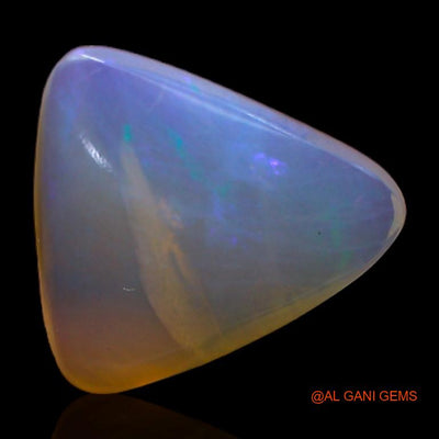 Natural Fire Opal Gemstone 2.00 Cts Loose Trillion Cabochon From Australia 12x11x3 mm A-241