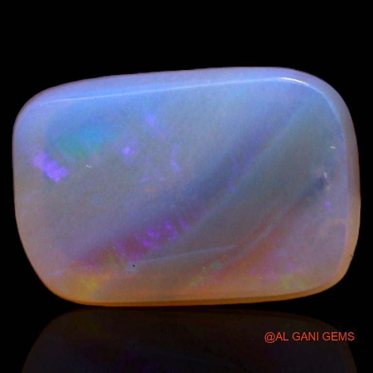 3.10 Cts Natural Australian Fire Opal Loose Gemstone Square Cabochon 10x7x4 mm A-243