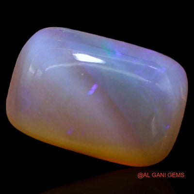 3.10 Cts Natural Australian Fire Opal Loose Gemstone Square Cabochon 10x7x4 mm A-243
