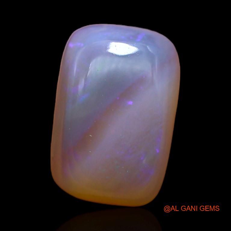3.10 Cts Natural Australian Fire Opal Loose Gemstone Square Cabochon 10x7x4 mm A-243
