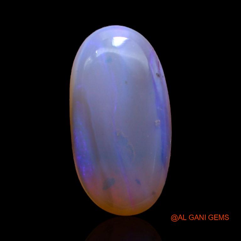 3.00 Cts Natural Australian Fire Opal Loose Gemstone Oval Cabochon 15x8x3 mm A-244