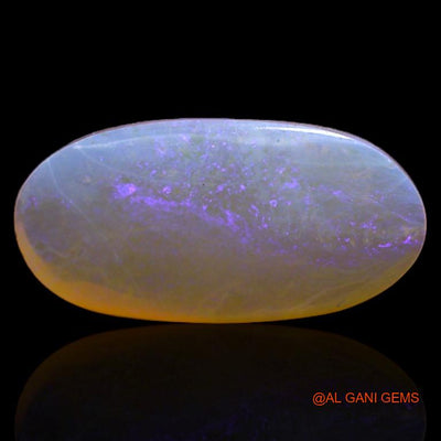 Natural Fire Opal Gemstone 2.45 Cts Loose Oval Cabochon From Australia 15x7x3 mm A-248