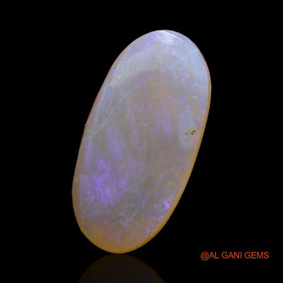 Natural Fire Opal Gemstone 2.45 Cts Loose Oval Cabochon From Australia 15x7x3 mm A-248