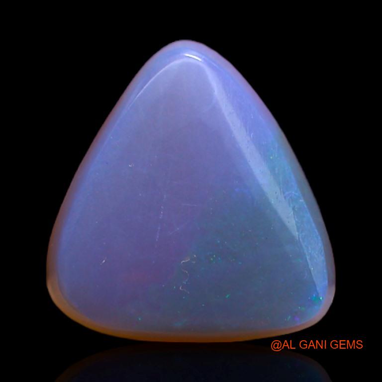 2.90 Cts Natural Australian Fire Opal Trillion Cabochon Loose Gemstone For Jewelry 11x10x4 mm A-249