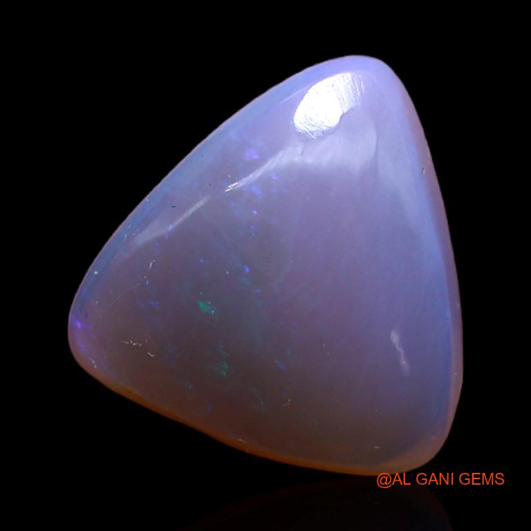 2.90 Cts Natural Australian Fire Opal Trillion Cabochon Loose Gemstone For Jewelry 11x10x4 mm A-249