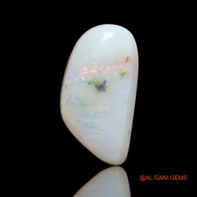 5.55 Cts Natural Australian Fire Opal Loose Gemstone Fancy Cabochon 18x10x5 mm A-24