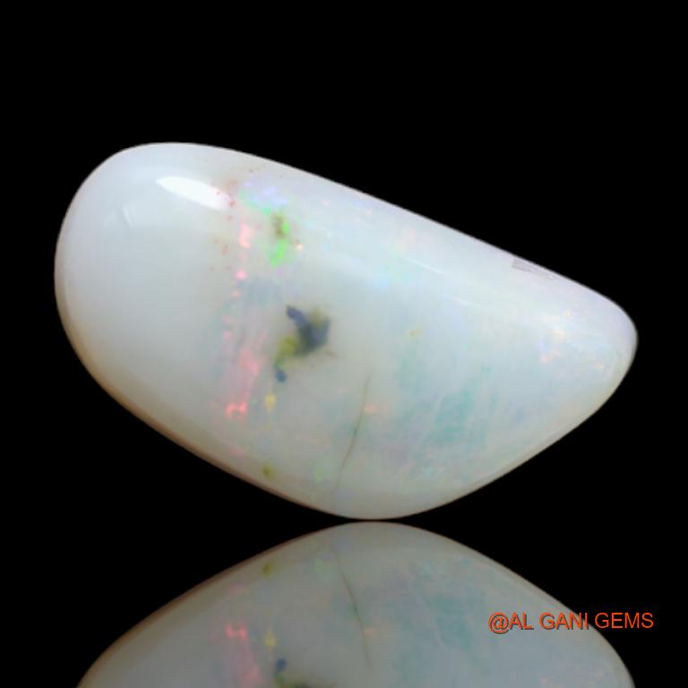 5.55 Cts Natural Australian Fire Opal Loose Gemstone Fancy Cabochon 18x10x5 mm A-24