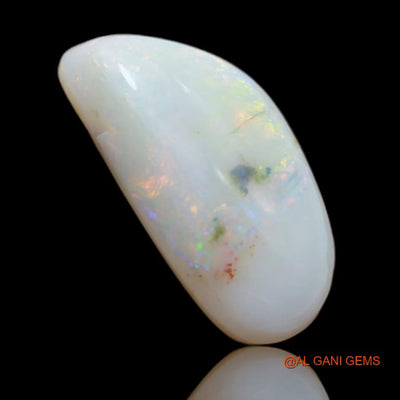 5.55 Cts Natural Australian Fire Opal Loose Gemstone Fancy Cabochon 18x10x5 mm A-24