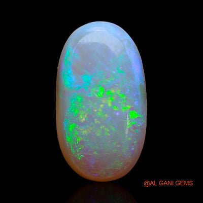 Natural Untreated Fire Opal Loose Gemstone Oval Cabochon From Australia 3.60 Cts 15x8x4 mm A-252