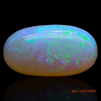 Natural Untreated Fire Opal Loose Gemstone Oval Cabochon From Australia 3.60 Cts 15x8x4 mm A-252