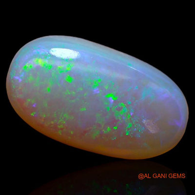 Natural Untreated Fire Opal Loose Gemstone Oval Cabochon From Australia 3.60 Cts 15x8x4 mm A-252