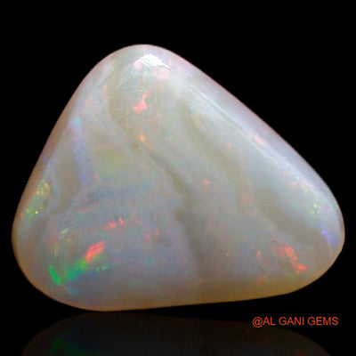 2.90 Cts Natural Australian Fire Opal Loose Gemstone Trillion Cabochon 11x9x4 mm A-254
