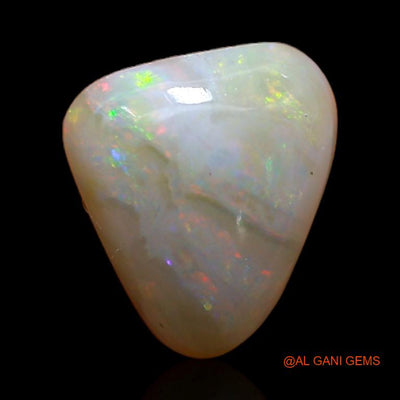 2.90 Cts Natural Australian Fire Opal Loose Gemstone Trillion Cabochon 11x9x4 mm A-254