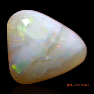 2.90 Cts Natural Australian Fire Opal Loose Gemstone Trillion Cabochon 11x9x4 mm A-254