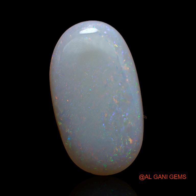 3.40 Cts Natural Australian Fire Opal Oval Cabochon Loose Gemstone For Jewelry 16x9x3 mm A-258