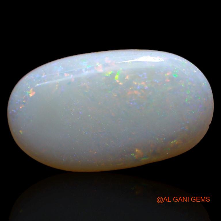 3.40 Cts Natural Australian Fire Opal Oval Cabochon Loose Gemstone For Jewelry 16x9x3 mm A-258