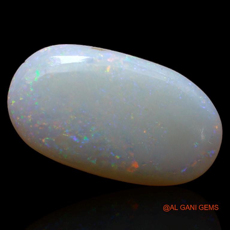 3.40 Cts Natural Australian Fire Opal Oval Cabochon Loose Gemstone For Jewelry 16x9x3 mm A-258