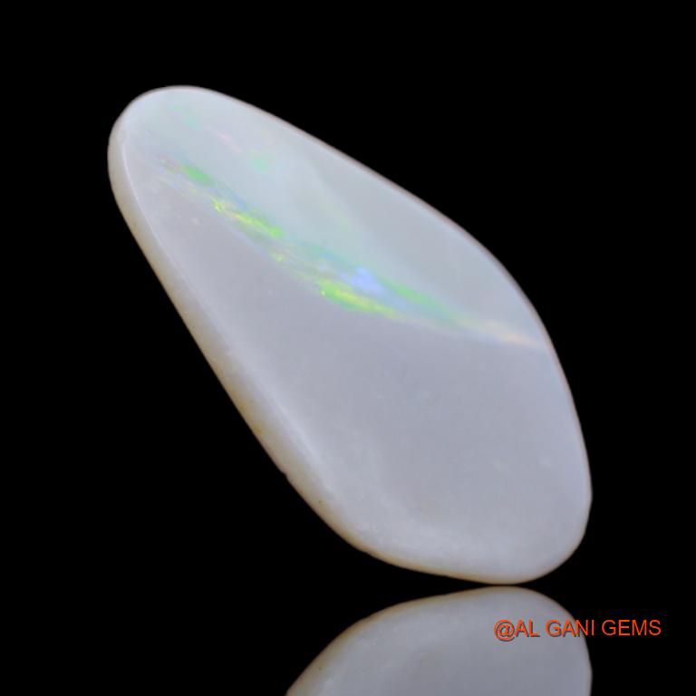6.20 Cts Natural Australian Fire Opal Loose Gemstone Fancy Cabochon 24x16x3 mm A-25