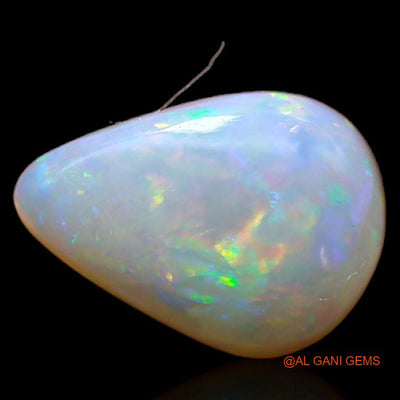 Natural Fire Opal Gemstone 2.70 Cts Loose Pear Cabochon From Australia 12x9x4 mm A-261