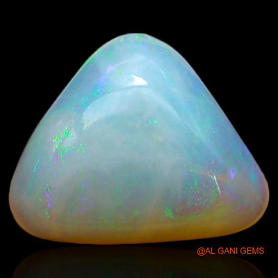 2.90 Cts Unheated Australian Fire Opal Loose Gemstone Trillion Cabochon Natural 12x9x4 mm A-263