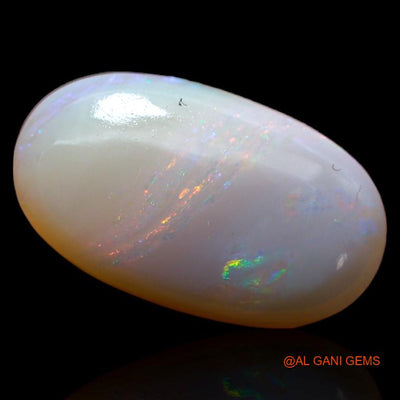 4.05 Cts Unheated Australian Fire Opal Loose Gemstone Oval Cabochon Natural 15x9x4 mm A-266