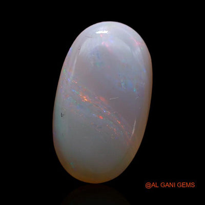4.05 Cts Unheated Australian Fire Opal Loose Gemstone Oval Cabochon Natural 15x9x4 mm A-266