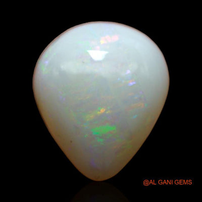 Natural Untreated Fire Opal Loose Gemstone Pear Cabochon From Australia 2.80 Cts 11x9x4 mm A-267