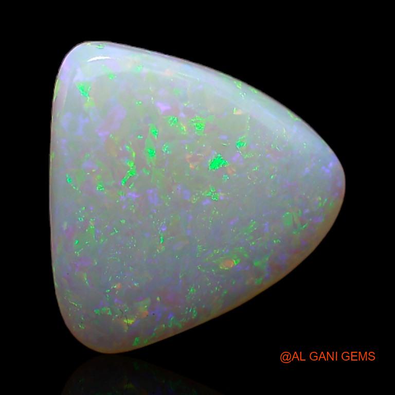 2.80 Cts Natural Australian Fire Opal Trillion Cabochon Loose Gemstone For Jewelry 10x10x4 mm A-269