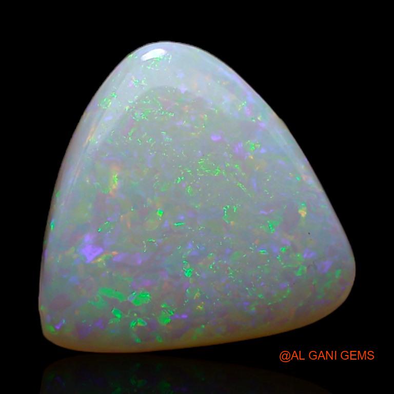 2.80 Cts Natural Australian Fire Opal Trillion Cabochon Loose Gemstone For Jewelry 10x10x4 mm A-269
