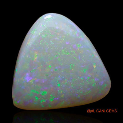 2.80 Cts Natural Australian Fire Opal Trillion Cabochon Loose Gemstone For Jewelry 10x10x4 mm A-269