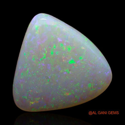 2.80 Cts Natural Australian Fire Opal Trillion Cabochon Loose Gemstone For Jewelry 10x10x4 mm A-269